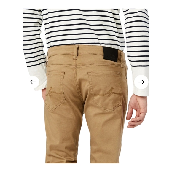 34 Heritage Courage Straight Leg Mid Rise Pants In Khaki Twill Size 30 × 34 NWT - Picture 15 of 16